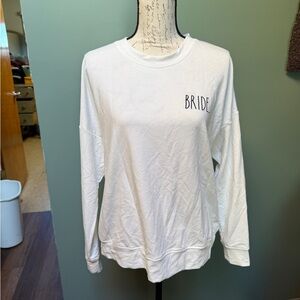 Rae Dunn White Bride Shirt